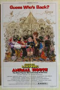 c098 ANIMAL HOUSE one-sheet movie poster R79 John Belushi, Landis classic!