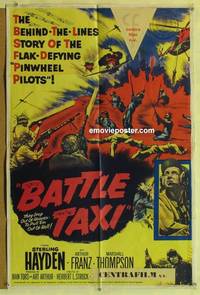 c152 BATTLE TAXI one-sheet movie poster '55 Hayden, Franz