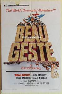 c162 BEAU GESTE one-sheet movie poster '66 Stockwell, McClure