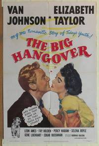 c175 BIG HANGOVER one-sheet movie poster '50 Elizabeth Taylor, Van Johnson