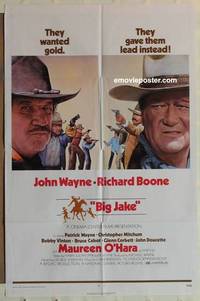 c176 BIG JAKE one-sheet movie poster '71 John Wayne, Richard Boone