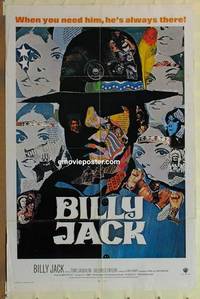 c187 BILLY JACK int'l one-sheet movie poster '71 Tom Laughlin, Taylor