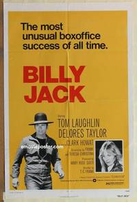 c186 BILLY JACK one-sheet movie poster R73 Tom Laughlin, Delores Taylor