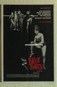 c201 BLACK TIGHTS one-sheet movie poster '62 Charisse, Shearer