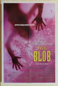 c209 BLOB one-sheet movie poster '88 Kevin Dillon, sci-fi remake!