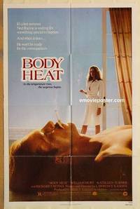 c223 BODY HEAT one-sheet movie poster '81 William Hurt, Turner, Crenna