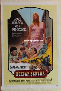 c238 BOXCAR BERTHA one-sheet movie poster '72 Martin Scorsese, Hershey