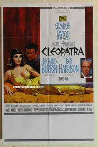 c346 CLEOPATRA Spanish/US one-sheet movie poster '64 Elizabeth Taylor