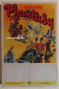 c361 COLUMBIA PHANTASY CARTOON one-sheet movie poster '39 cool artwork!
