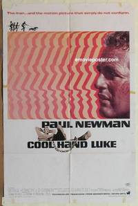 c379 COOL HAND LUKE one-sheet movie poster '67 Paul Newman classic!