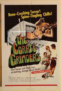 c382 CORPSE GRINDERS one-sheet movie poster '71 Ted V. Mikels