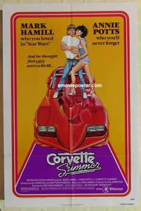c384 CORVETTE SUMMER one-sheet movie poster '78 Mark Hamill, Annie Potts