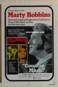 c388 COUNTRY MUSIC one-sheet movie poster '72 Marty Robbins