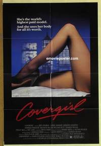 c390 COVERGIRL one-sheet movie poster '83 sexy highest paid model!
