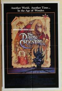 c423 DARK CRYSTAL one-sheet movie poster '82 Jim Henson, Frank Oz, Amsel