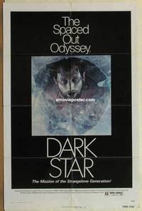 c426 DARK STAR one-sheet movie poster '75 John Carpenter sci-fi!