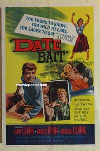 c430 DATE BAIT one-sheet movie poster '60 wild teens eager to say I WILL!