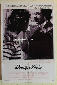 c453 DEATH IN VENICE one-sheet movie poster '71 Luchino Visconti, Italian!