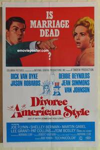 c495 DIVORCE AMERICAN STYLE one-sheet movie poster '67 Dick Van Dyke