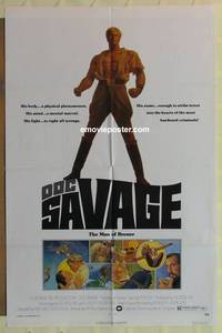 c499 DOC SAVAGE one-sheet movie poster '75 George Pal, Ron Ely