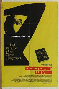 c504 DOCTORS' WIVES one-sheet movie poster '71 Dyan Cannon, Crenna