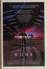 c545 DUNE one-sheet movie poster '84 David Lynch sci-fi epic!