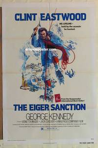 c556 EIGER SANCTION one-sheet movie poster '75 Clint Eastwood