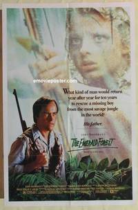 c564 EMERALD FOREST full-color style one-sheet movie poster '85 John Boorman