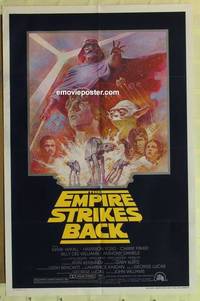c567 EMPIRE STRIKES BACK 1sh movie poster R81 George Lucas classic!