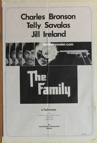 c610 FAMILY one-sheet movie poster '72 Charles Bronson, Telly Savalas