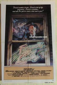 c619 FAREWELL MY LOVELY one-sheet movie poster '75 Robert Mitchum, Rampling