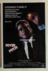 c644 FEVER PITCH one-sheet movie poster '85 Ryan O'Neal, Richard Brooks