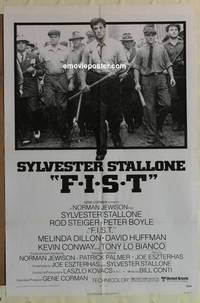 c670 FIST one-sheet movie poster '77 Sylvester Stallone, Rod Steiger
