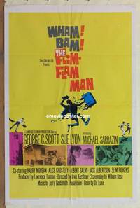 c694 FLIM-FLAM MAN one-sheet movie poster '67 Geroge Scott, Sarrazin