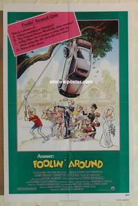 c703 FOOLIN' AROUND one-sheet movie poster '80 Gary Busey, Stout artwork!