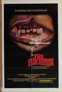 c758 FUNHOUSE one-sheet movie poster '81 Tobe Hooper carnival horror!