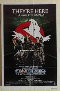 c786 GHOSTBUSTERS int'l one-sheet movie poster '84 Bill Murray, Dan Aykroyd