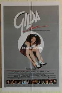 c790 GILDA LIVE one-sheet movie poster '80 Radner, Mike Nichols