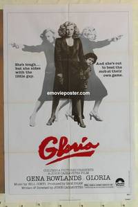 c810 GLORIA one-sheet movie poster '80 John Cassavetes, Gena Rowlands