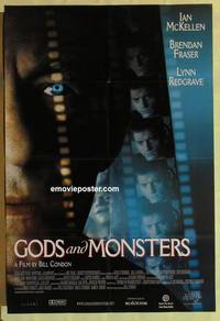 c818 GODS & MONSTERS one-sheet movie poster '98 James Whale biography!