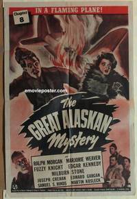 c852 GREAT ALASKAN MYSTERY Chap 8 one-sheet movie poster '44 serial