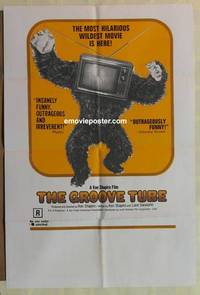 c869 GROOVE TUBE one-sheet movie poster '74 Ken Shapiro parody!