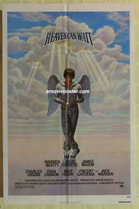 c914 HEAVEN CAN WAIT one-sheet movie poster '78 Warren Beatty, football!