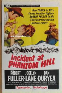 d054 INCIDENT AT PHANTOM HILL one-sheet movie poster '65 Robert Fuller