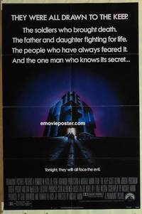 d087 KEEP one-sheet movie poster '83 Michael Mann, Scott Glenn, horror!