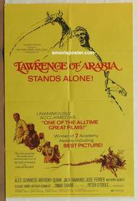 d101 LAWRENCE OF ARABIA one-sheet movie poster R71 David Lean classic!