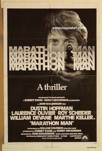 d115 MARATHON MAN int'l one-sheet movie poster '76 Dustin Hoffman, Olivier