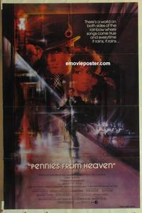 d141 PENNIES FROM HEAVEN one-sheet movie poster '81 Steve Martin, Peak