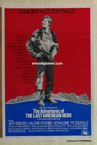 g303 LAST AMERICAN HERO style B one-sheet movie poster '73 car racing!
