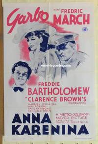 g019 ANNA KARENINA one-sheet movie poster R62 Greta Garbo, March
